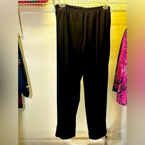 Susan Graver liquid knit pants. Black 2X